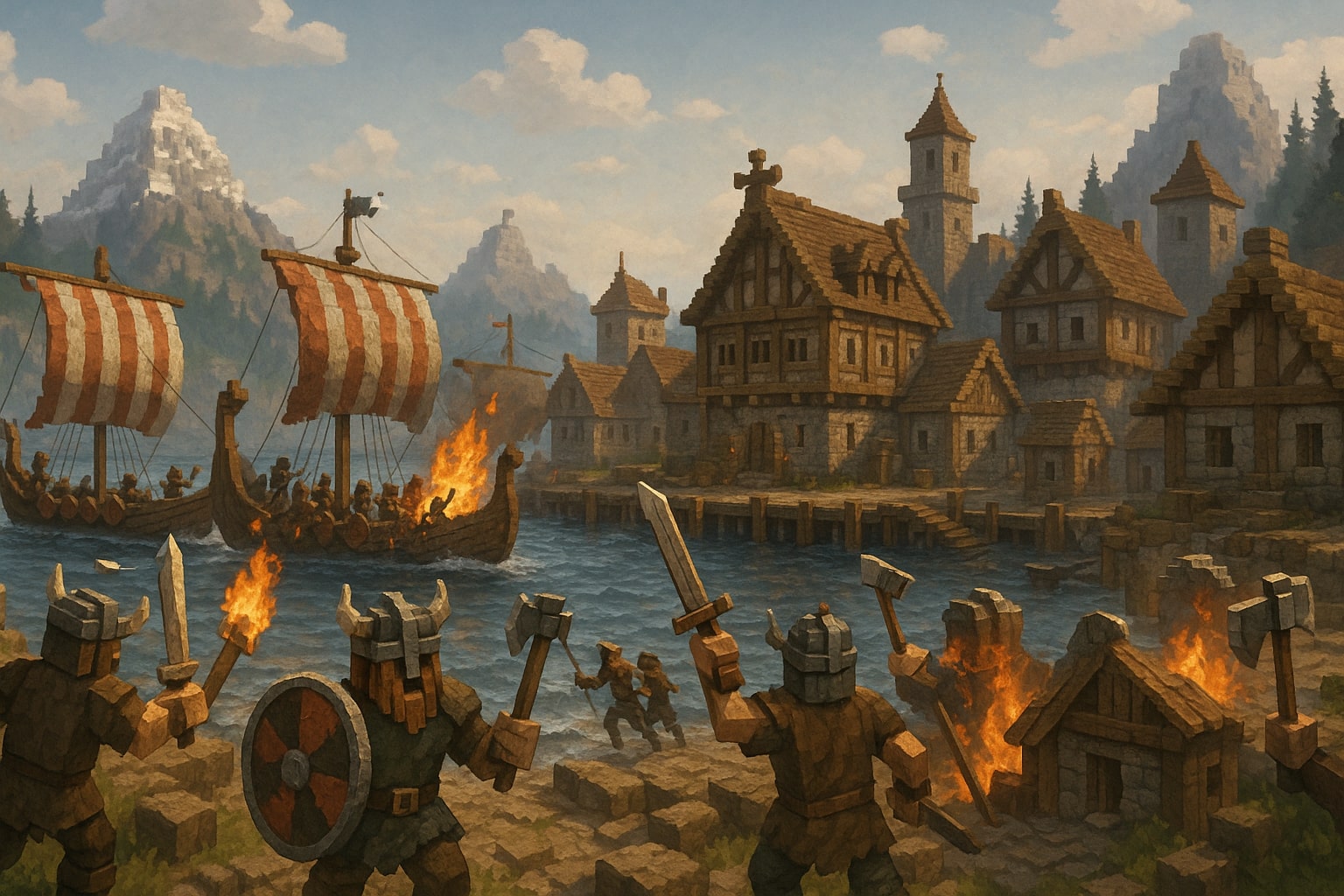 Viking Kingdom – kuststeden, zeeslagen en plunderingen